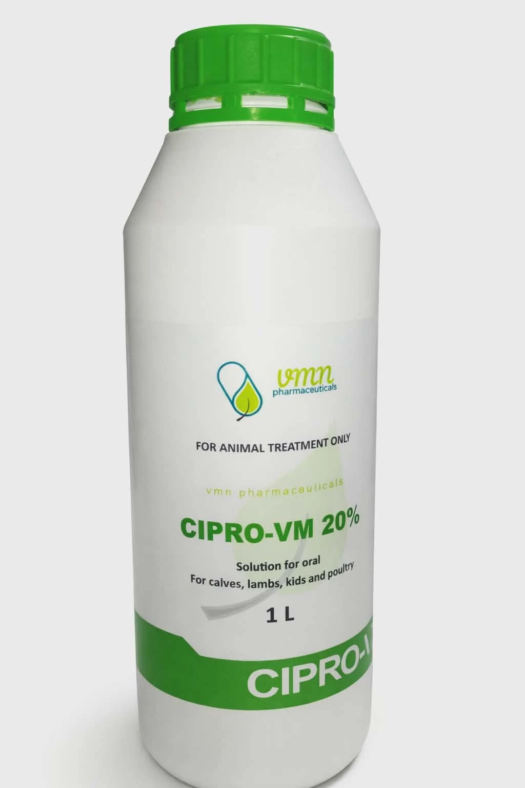 CIPROFLOXACIN 20% ხსნარი - ვეტერინარული პრეპარატი NAPHAVET (GMP-WHO)